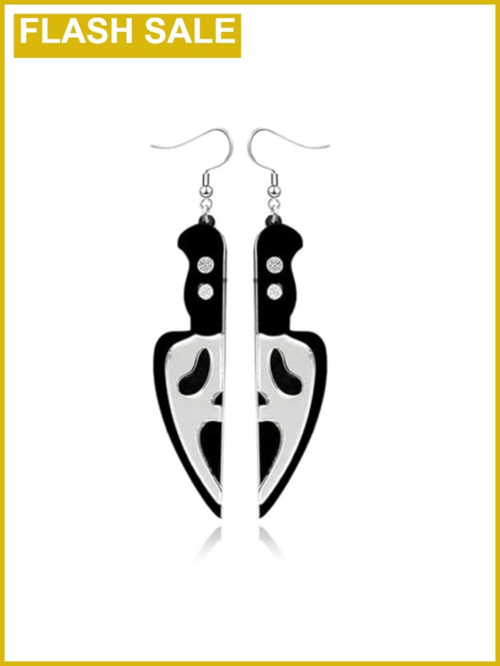 Acrylic Halloween Dangle Earrings Pumpkin Ghost Skull Cat Spider